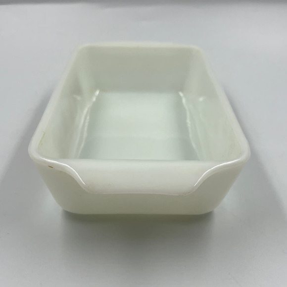 Vintage Anchor Hocking Golden Harvest 441 Rectangle Casserole Dish 5x9 Inch - Picture 8 of 9